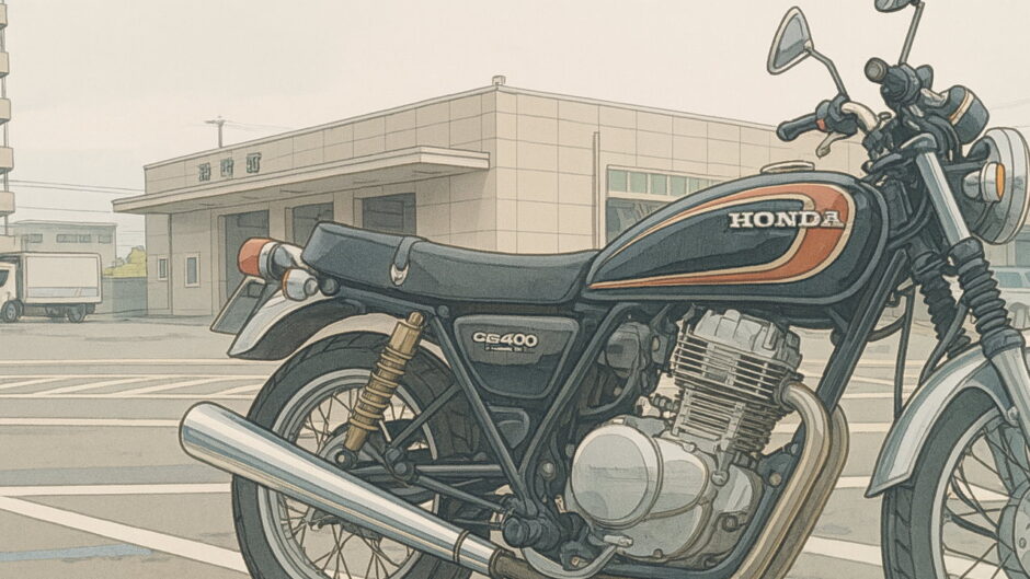 CB400SSのユーザー車検